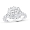 Thumbnail Image 0 of Diamond Engagement Ring 3/4 ct tw Princess & Round 10K White Gold