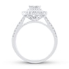 Thumbnail Image 2 of Now + Forever Diamond Engagement Ring 3/4 ct tw Princess & Round 10K White Gold