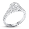 Thumbnail Image 3 of Certified Diamond Engagement Ring 1-1/5 ct tw 14K White Gold
