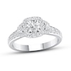 Thumbnail Image 0 of Certified Diamond Engagement Ring 1 ct tw Round 14K White Gold