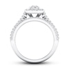 Thumbnail Image 1 of Certified Diamond Engagement Ring 1-3/8 ct tw 14K White Gold
