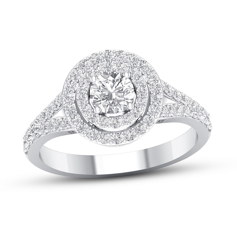 Main Image 1 of Now + Forever Certified Diamond Engagement Ring 3/4 ct tw 14K White Gold