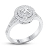 Thumbnail Image 3 of Certified Diamond Engagement Ring 3/4 ct tw 14K White Gold