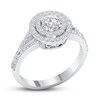 Thumbnail Image 3 of Certified Diamond Engagement Ring 3/4 ct tw 14K White Gold