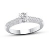 Thumbnail Image 0 of Certified Diamond Engagement Ring 3/4 ct tw 14K White Gold