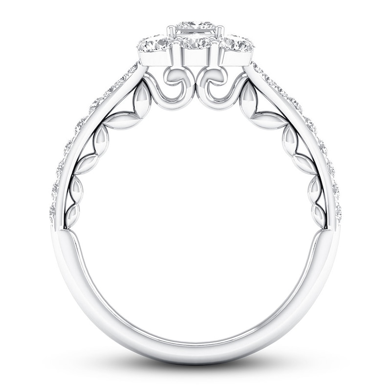 Certified Diamond Engagement Ring 1 ct tw 14K White Gold