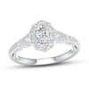 Thumbnail Image 0 of Certified Diamond Engagement Ring 7/8 ct tw 14K White Gold