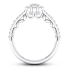 Thumbnail Image 1 of Certified Diamond Engagement Ring 7/8 ct tw 14K White Gold