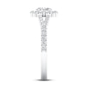 Thumbnail Image 2 of Certified Diamond Engagement Ring 7/8 ct tw 14K White Gold