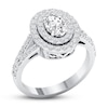Thumbnail Image 3 of Certified Diamond Engagement Ring 3/4 ct tw 14K White Gold