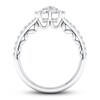 Thumbnail Image 1 of Certified Diamond Engagement Ring 1-1/8 ct tw 14K White Gold