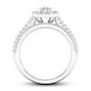 Thumbnail Image 1 of Certified Diamond Engagement Ring 1-3/8 ct tw 14K White Gold