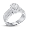 Thumbnail Image 3 of Certified Diamond Engagement Ring 1-3/8 ct tw 14K White Gold