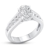 Thumbnail Image 4 of Now + Forever Certified Diamond Engagement Ring 1/2 ct tw Oval-cut 14K White Gold