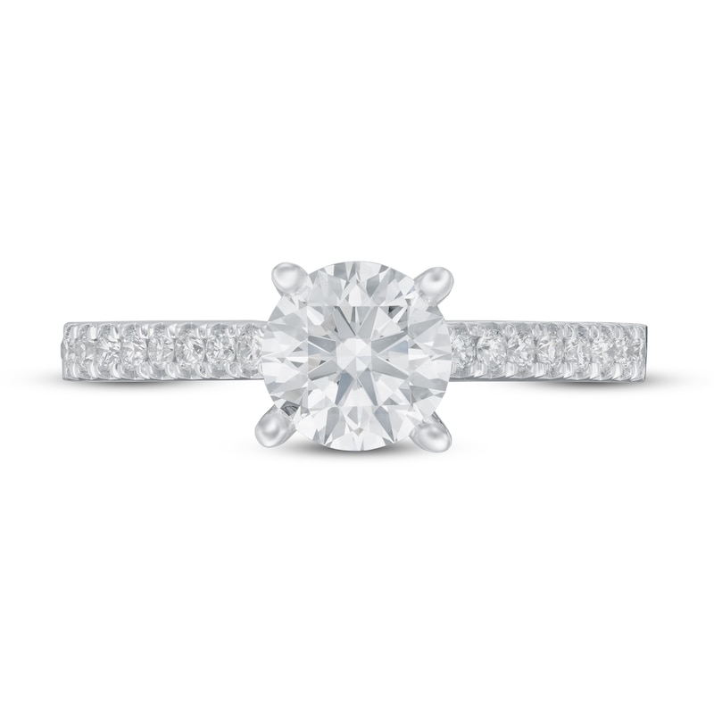 Lab-Created Diamonds by KAY Engagement Ring 1-1/5 ct tw 14K White Gold