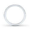 Thumbnail Image 1 of THE LEO Diamond Wedding Band 1/5 ct tw Round-cut 14K White Gold