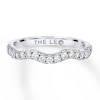 THE LEO Diamond Wedding Band 3/8 ct tw Round-cut 14K White Gold
