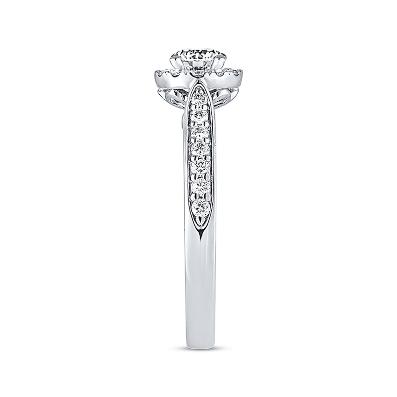 Main Image 2 of THE LEO Diamond Engagement Ring 3/4 ct tw Round-cut 14K White Gold