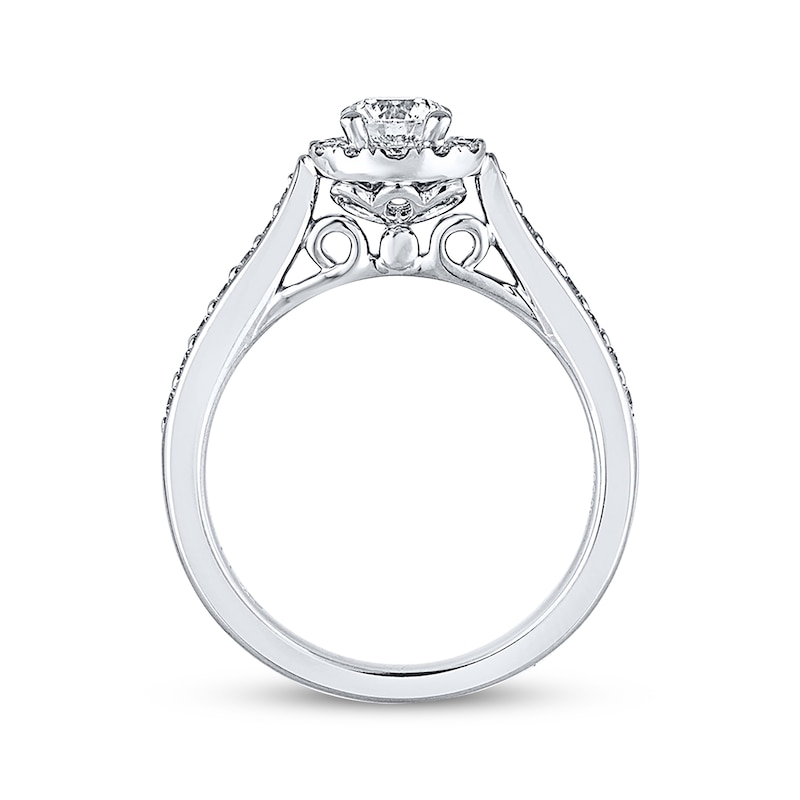 Main Image 3 of THE LEO Diamond Engagement Ring 3/4 ct tw Round-cut 14K White Gold