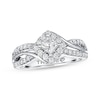 Thumbnail Image 1 of THE LEO Diamond Princess-cut Engagement Ring 3/4 ct tw 14K White Gold