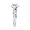 Thumbnail Image 1 of THE LEO Diamond Princess-cut Engagement Ring 3/4 ct tw 14K White Gold