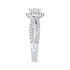 Thumbnail Image 2 of THE LEO Diamond Princess-cut Engagement Ring 3/4 ct tw 14K White Gold