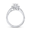 Thumbnail Image 2 of THE LEO Diamond Princess-cut Engagement Ring 3/4 ct tw 14K White Gold