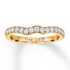 Thumbnail Image 0 of THE LEO Diamond Wedding Band 3/8 ct tw Round-cut 14K Yellow Gold