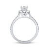 Thumbnail Image 2 of THE LEO Diamond Engagement Ring 1 ct tw Princess & Round-cut 14K White Gold