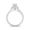 Thumbnail Image 3 of THE LEO Diamond Engagement Ring 1 ct tw Princess & Round-cut 14K White Gold