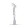 Thumbnail Image 1 of THE LEO Diamond Wedding Band 1/4 ct tw Round-cut 14K White Gold