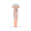 Thumbnail Image 2 of THE LEO Diamond Princess-cut Engagement Ring 3/4 ct tw 14K Rose Gold