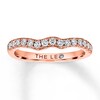 Thumbnail Image 1 of THE LEO Diamond Wedding Band 3/8 ct tw Round-cut 14K Rose Gold