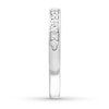 Thumbnail Image 3 of THE LEO Diamond Wedding Band 1/3 ct tw Round-cut 14K White Gold