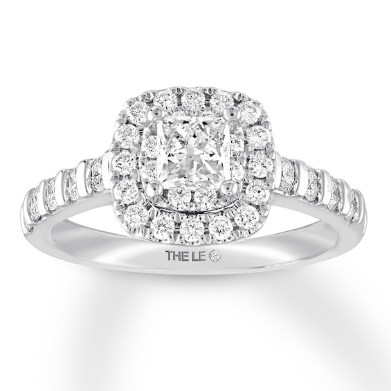 Kay THE LEO Diamond Engagement Ring 1 ct tw Princess & Round-cut 14K White Gold