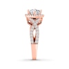 Thumbnail Image 2 of THE LEO Diamond Engagement Ring 1 ct tw Princess & Round 14K Rose Gold