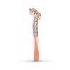 Thumbnail Image 2 of THE LEO Diamond Wedding Band 1/4 ct tw Round-cut 14K Rose Gold