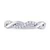 THE LEO Diamond Wedding Band 1/5 ct tw Round-cut 14K White Gold