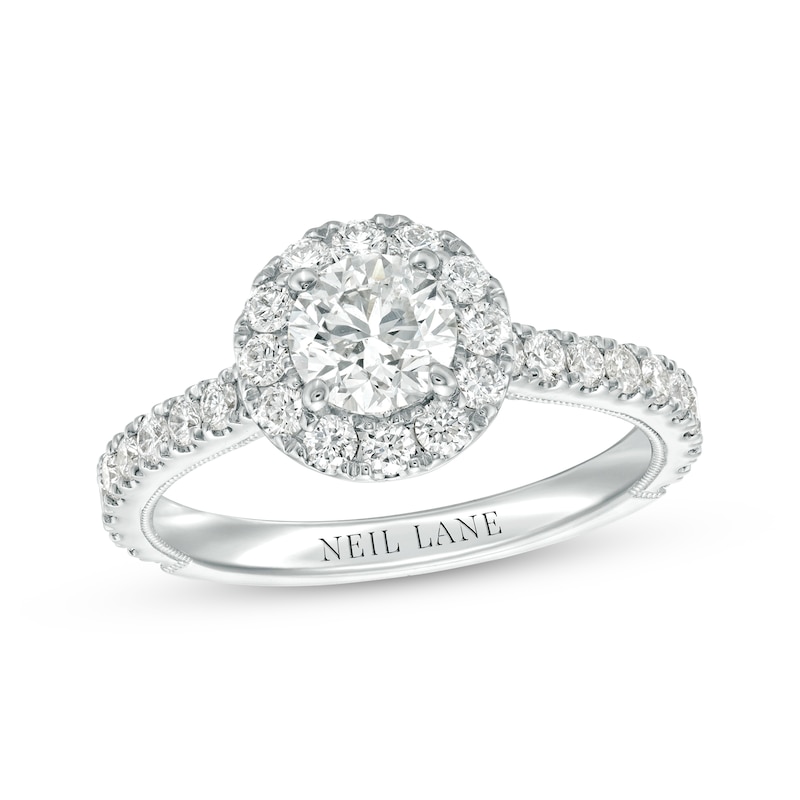 Main Image 1 of Neil Lane Premiere Diamond Engagement Ring 1-3/8 ct tw 14k White Gold