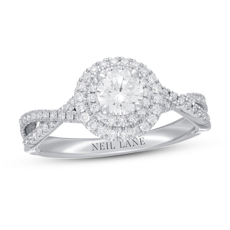 Neil Lane Premiere Engagement Ring 1 ct tw 14K White Gold with 360