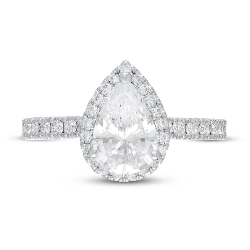 Neil Lane Premiere Pear-Shaped Diamond Engagement Ring 2 cts tw 14K White Gold