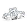 Thumbnail Image 0 of THE LEO Diamond Engagement Ring 7/8 ct tw Emerald & Round-cut 14K White Gold