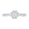 Thumbnail Image 2 of THE LEO Diamond Engagement Ring 1/2 ct tw Round-cut 14K White Gold
