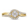 Round-cut Diamond Engagement Ring 1/2 ct tw 14K Yellow Gold