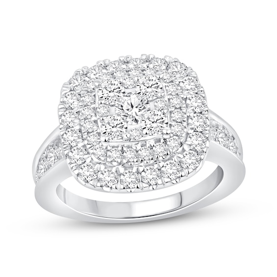 Now + Forever Diamond Engagement Ring 2 ct tw Round-cut 14K White Gold