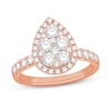 Thumbnail Image 0 of Diamond Engagement Ring 1-3/8 ct tw Round-cut 14K Rose Gold