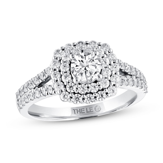 THE LEO Diamond Engagement Ring 1 ct tw Round-cut 14K White Gold