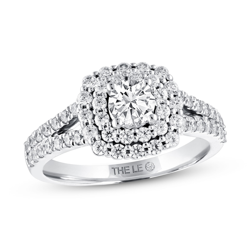 THE LEO Diamond Engagement Ring 1 ct tw Round-cut 14K White Gold