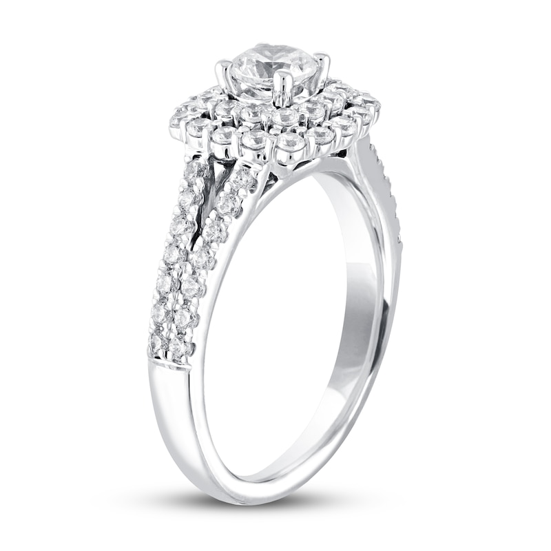THE LEO Diamond Engagement Ring 1 ct tw Round-cut 14K White Gold