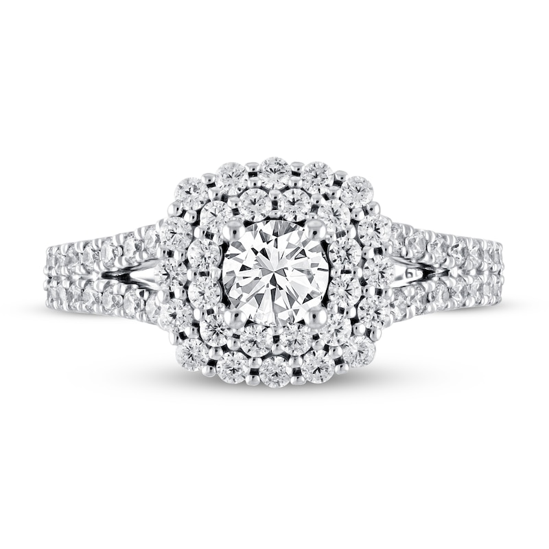 THE LEO Diamond Engagement Ring 1 ct tw Round-cut 14K White Gold